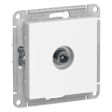 Механизм розетки TV AtlasDesign оконечный 1DB белый SchE ATN000191