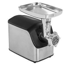 Мясорубка электрическая ARESA AR-2107 серебристый, 2500 Вт, 2.8 кг/мин, реверс, защита от перегрузки, насадки - 5