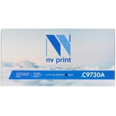 Картридж лазерный NVPrint совместимый HP C9730A черный (без ГАРАНТИИ) для LJ Color 5500/5550 (13000k)