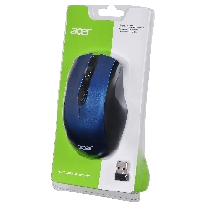 Мышь беспроводная Acer OMR031 черный/синий, 1600 dpi, радиоканал, USB, кнопки - 4