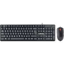 Комплект клавиатура+мышь Defender Line C-511 проводной, USB, 1000 DPI, чёрный