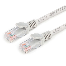 Патч-корд LSZH UTP Cablexpert PP31-5M cat.5e, 5м, литой, многожильный, серый