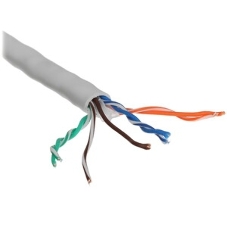 Кабель Cablexpert UPC-6055-4-CU, UTP indoor 4x2x0.55, медный, кат.6, однож., 305м, coil, серый