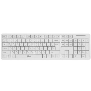 Клавиатура беспроводная Ritmix RKB-304W White