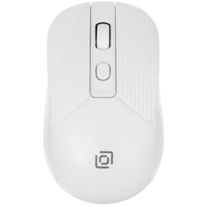 Мышь беспроводная Oklick 509MW белый, 1600 dpi, радиоканал, USB, кнопки - 4