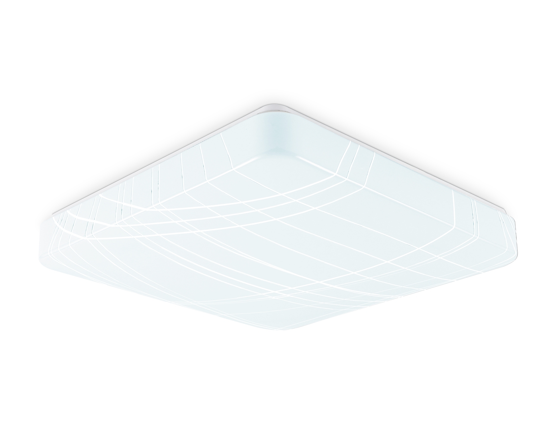 Потолочный светодиодный светильник Ambrella light FZ1152 WH белый 30W 6400K 370*370*85 (Без ПДУ)