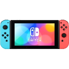 Игровая приставка Nintendo Switch OLED сине-красный