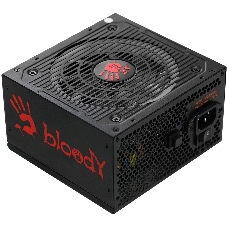Блок питания Bloody BD-PS750G, 750Вт, 80 PLUS Gold, 120мм, модульный, черный