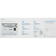 Клавиатура проводная A4Tech Fstyler FX50, USB, белый