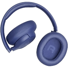 Беспроводные/проводные наушники JBL Tune 730BT синий, полноразмерные, Bluetooth + проводной, быстрая зарядка