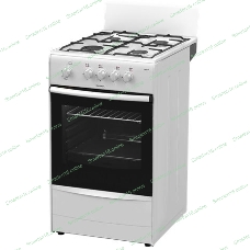 Плита газовая Darina A 3001 W белый/черный, конфорок 4 шт, духовка 50 л, 50 см x 85 см x 56 см