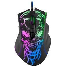 Мышь проводная Defender Bulletstorm GM-928 черный, 7200 dpi, USB, кнопки - 7
