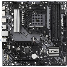 Материнская плата ASRock B550M Phantom Gaming 4, AM4, AMD B550, 4xDDR4, 4xSATA, 2xM.2, 1xPCIe 4.0 x16, DisplayPort, HDMI, 1x1Gb LAN, 3x3.5 мм, 7.1, microATX