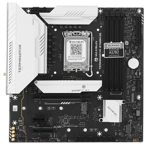 Материнская плата MAXSUN MS-Terminator B760M D5 V2, LGA1700, B760, 2*DDR5, 3*SATA3, 3*M.2, 2*USB 3.2, 6*USB 2.0, 1*PCIEx16, 1*PCIEx1, VGA+HDMI, mATX
