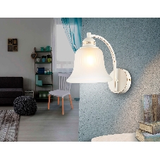 Светильник Ambrella light TR3052 WH/GD/FR белый/золото/белый матовый E27 max 40W 225*163*265