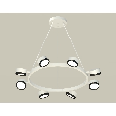 Светильник Ambrella light XB9195151/8 SWH/PBK белый песок/черный полированный GX53 (C9195, N8113)