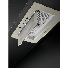 Встраиваемая вытяжка Kuppersberg INSHINE 60 CG, High-Tech, 52 см, сенсорное управление/управление жестами, 3 скорости, 265 м3/ч, обратный клапан, LED освещение, угольный фильтр KFY-I (опция), уровень шума 65 дБ, цвет бежевый