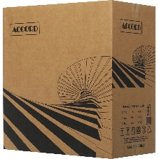 Корпус ACCORD ACC-ZA11B AR Black, Midi-Tower, чёрный, 4 x 120 мм