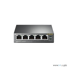Коммутатор TP-Link SMB TL-SF1005P 5-портовый 10/100 Мбит/с настольный коммутатор с 4 портами PoE
