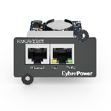 Карта удаленного управления CyberPower SNMP для источника бесперебойного питания серий OL, OLS, PR, OR, ПО PowerPanel® Business Edition, совместимость с ENVIROSENSOR, 0.15х0.15х0.07м., 0.2кг. Remote management SNMP card for OL, OLS, PR, OR series UPSs, PowerPanel® Business Edition software, сompatible with ENVIROSENSOR, 0.15x0.15x0.07m., 0.2kg.