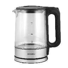 Чайник электрический Maunfeld MGK-612BK, 1.7л, стекло/металл