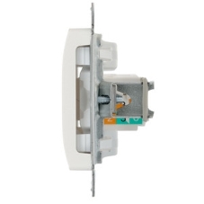 Механизм розетки комп. 1-м Glossa RJ45 CAT.5E перламутр SchE GSL000681K