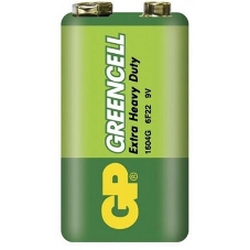 Солевая батарейка GP PowerPlus 9V Крона - 1 шт. в пленке