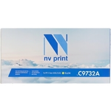 Картридж лазерный NVPrint совместимый HP C9732A Yellow для LJ Color 5500/5550 (12000k)