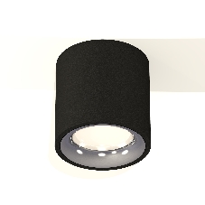 Светильник Ambrella Light XS7532022 SBK/PSL черный песок/серебро полированное MR16 GU5.3 (C7532, N7012)