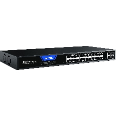 Коммутатор Netis ST228GPR-2G2S, 24×1 Гбит/с PoE+ + 2×1 Гбит/с + 2×1 Гбит/с SFP, настраиваемый