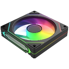 Вентилятор для корпуса Bloody CF-12 LCD ARGb 120х120x25 черный 4-pin 32дБ (упак.:1шт) (CF-12-ARGb120-BK) Ret