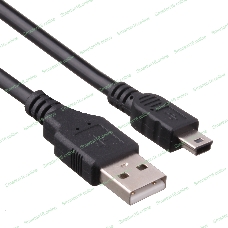 Кабель USB 2.0 A-->mini-B 5P 0.5м ExeGate EX205300RUS