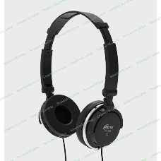 Проводные наушники Ritmix RH-501 черный, накладные, Jack 3.5 мм, складная конструкция