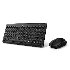 Комплект клавиатура+мышь Genius Luxemate Q8000 беспроводной, USB, 1600 DPI, чёрный
