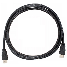 Кабель аудио-видео Cactus CS-HDMI.1.4-2 HDMI (m)/HDMI (m) 2м. позолоченные контакты черный