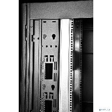 Шкаф серверный ПРОФ напольный 42U (800 1200) двери двойные перф. 2 шт., черный, в сборе