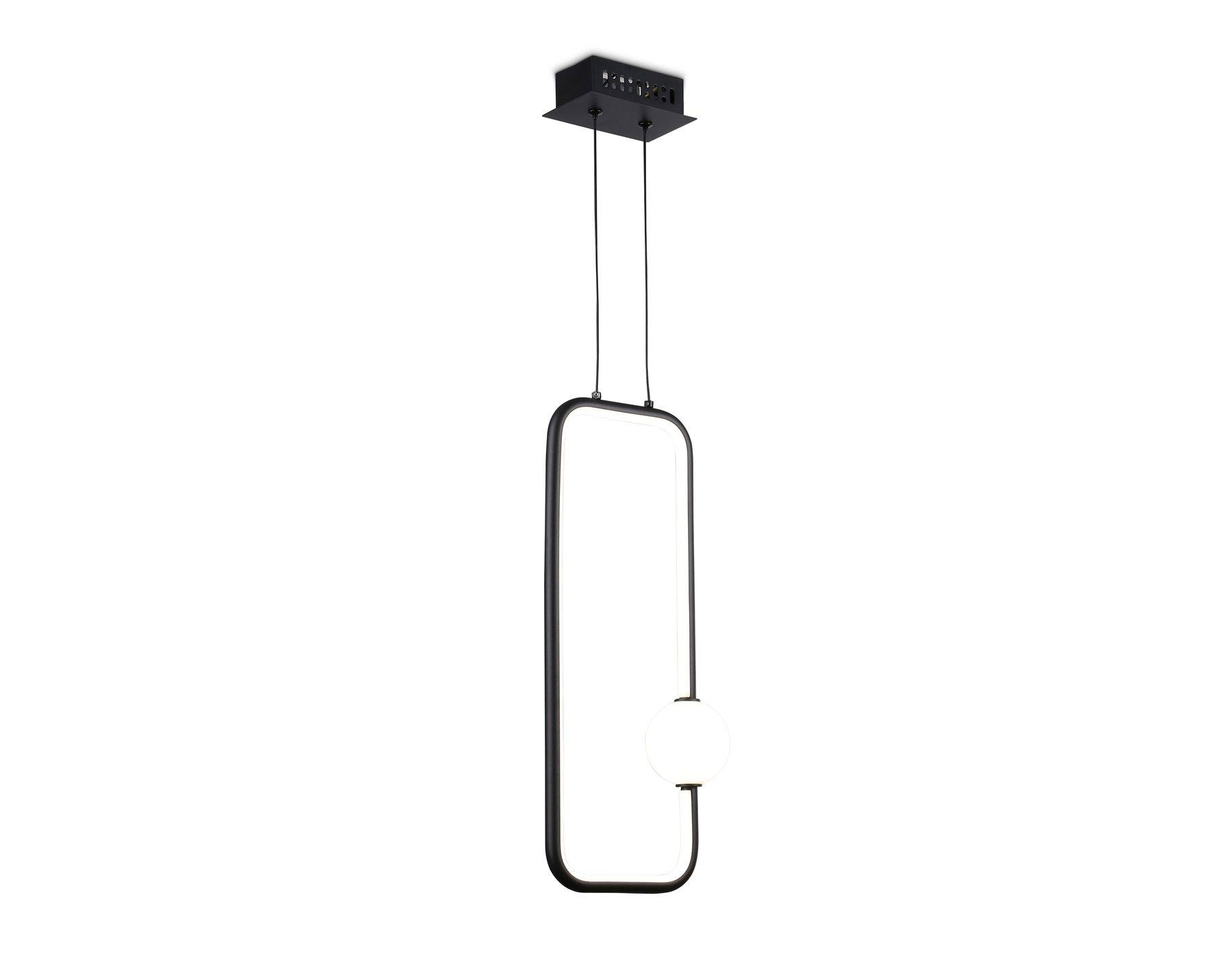 Светильник Ambrella light FL66363 BK черный 19W 4200K 190*80*1000