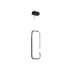 Светильник Ambrella light FL66363 BK черный 19W 4200K 190*80*1000
