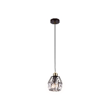 Светильник Ambrella light TR5875 DCF/SB темный кофе/бронза E14 max 40W D150*650