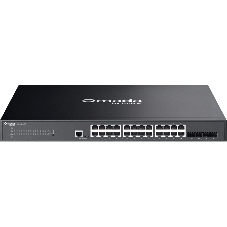 Коммутатор TP-Link Omada SG3428XMPP, 24×2.5 Гбит/с + 4×10 Гбит/с SFP+, управляемый