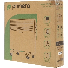 Конвектор электрический Primera PHP-1000-MXB белый, X-образный, 15 м², 1000 Вт, термостат