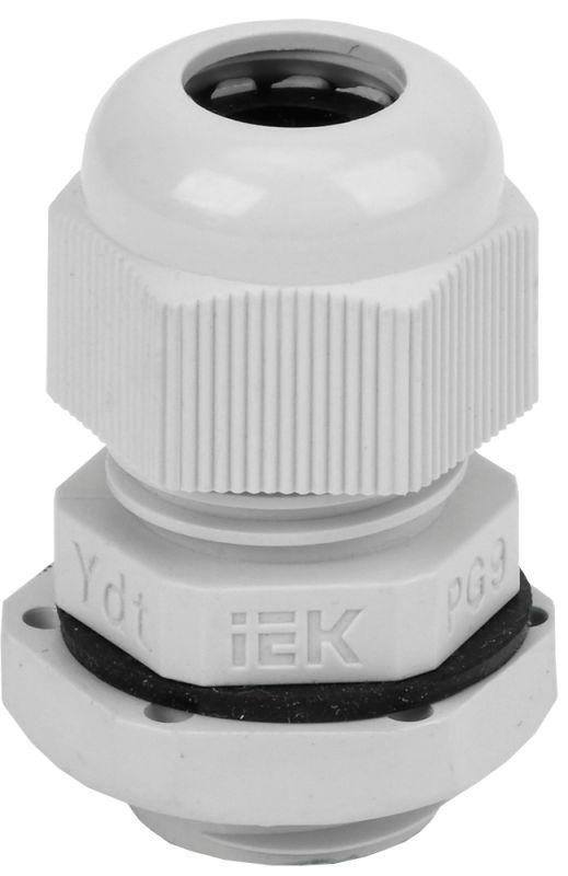 Сальник IEK YSA20-08-09-54-K41 PG9 диаметр проводника 6-7мм IP54 IEK