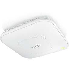Гибридная точка доступа Zyxel NebulaFlex Pro WAX650S, W-Fi 6, 802.11a/b/g/n/ac/ax (2,4 и 5 ГГц), MU-MIMO, Smart Antenna, внутренние антенны 4x4, до 1200+2400 Мбит/с, 1xLAN 5GE, 1xLAN GE, PoE, защита о