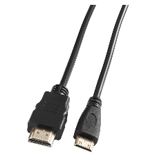 Кабель аудио-видео Buro mini-HDMI (m)/HDMI (m) 5м. черный