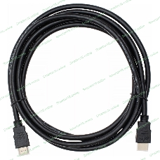 Кабель аудио-видео Cactus CS-HDMI.1.4-3 HDMI (m)/HDMI (m) 3м. позолоченные контакты черный