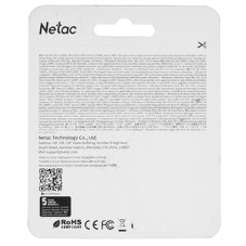 Флешка USB Netac U352 (NT03U352N-064G-32PN), 64Gb, USB 3.0, R/W 110/50, серебристый