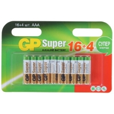 Элемент питания ААА GP GP24AA21-2CRSC5 Super Alkaline G-TECH алкалиновый, 5 шт