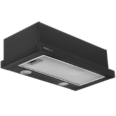 Вытяжка телескопическая HOMSair Flat 60 Glass черный, 60 см, 520 куб. м/ч, 45 дБ