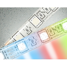 Светодиодная лента Ambrella light GS2302 5050 60Led/ 14.4W m/ 12V IP65 RGB/ 5000*10*2.87mm (4 конт.)