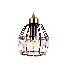 Светильник Ambrella light TR5875 DCF/SB темный кофе/бронза E14 max 40W D150*650